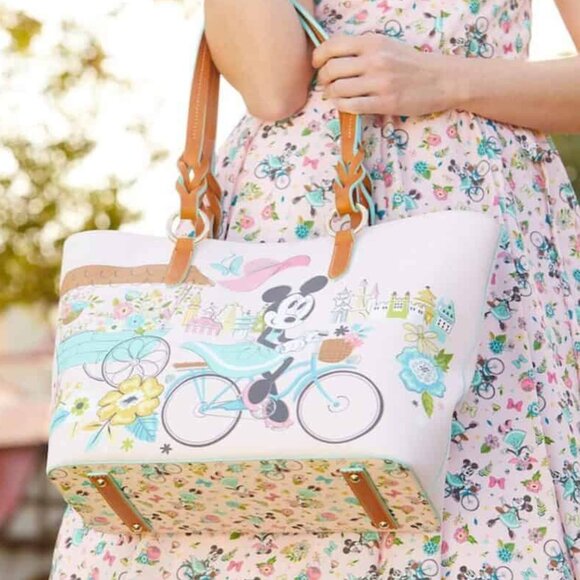DOONEY & BOURKE DISNEY MINNIE MOUSE EPCOT FLOWER & GARDEN FESTIVAL 2020 TOTE BAG - Picture 11 of 11